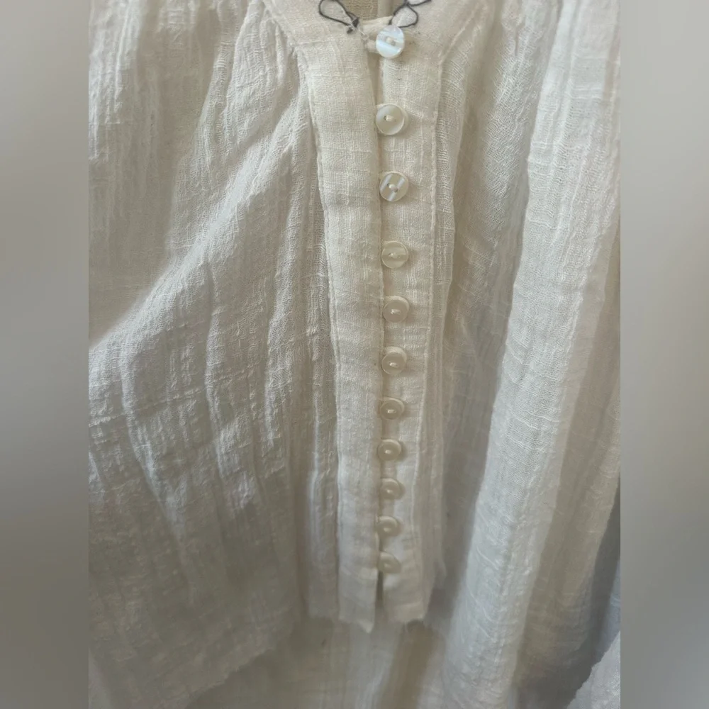 Free People Embroidered Flowy - Picture 4 of 9